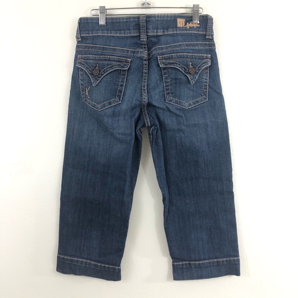KUT from the Kloth 6 Pckt Flap Bermuda Capri Jeans - Picture 3 of 7